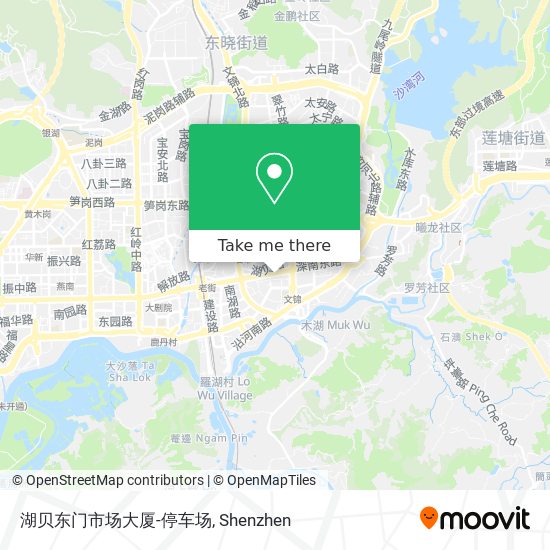 湖贝东门市场大厦-停车场 map