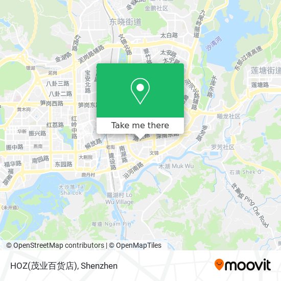 HOZ(茂业百货店) map