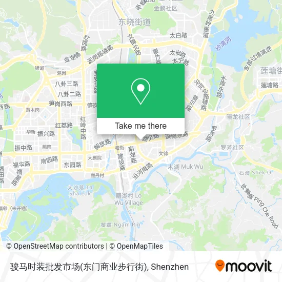 骏马时装批发市场(东门商业步行街) map