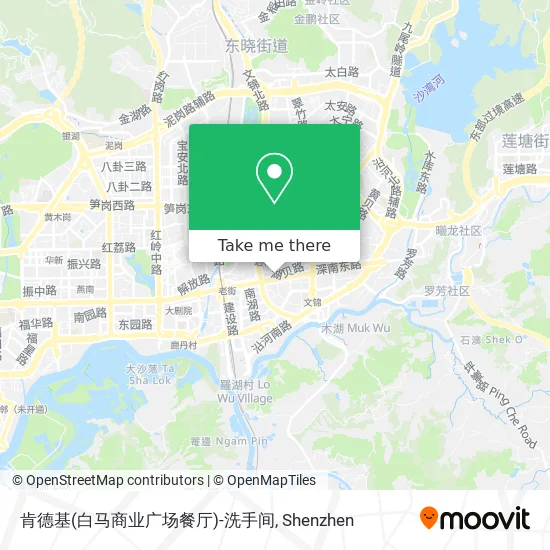 肯德基(白马商业广场餐厅)-洗手间 map