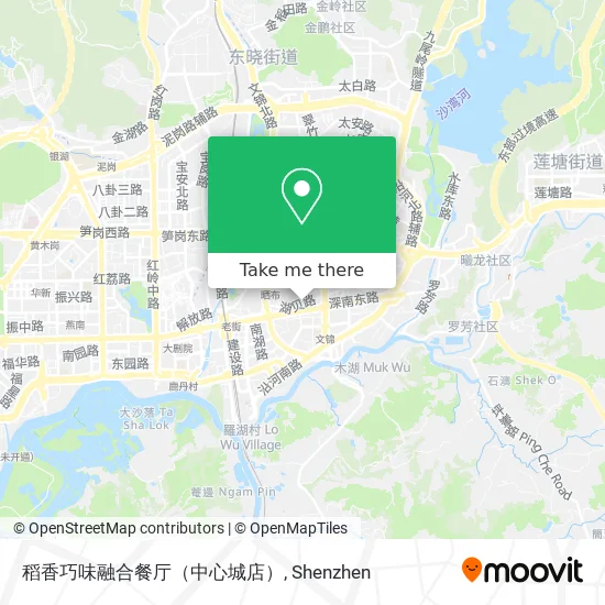 稻香巧味融合餐厅（中心城店） map