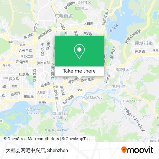 大都会网吧中兴店 map