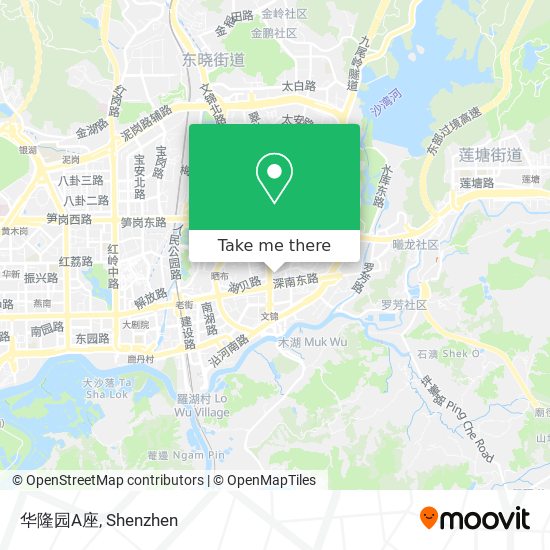 华隆园A座 map
