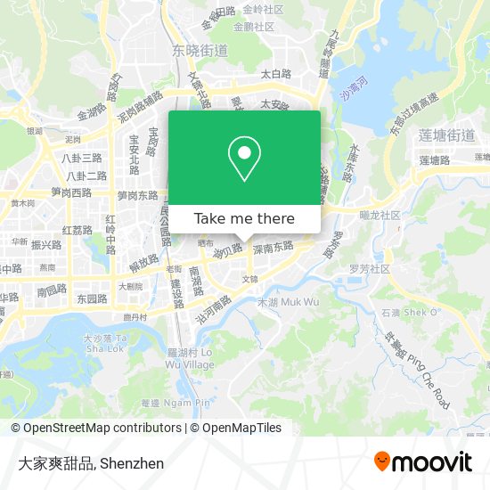 大家爽甜品 map