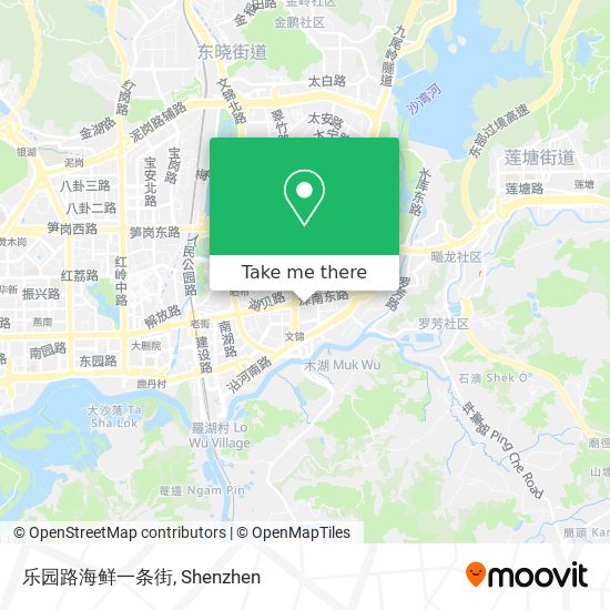 乐园路海鲜一条街 map