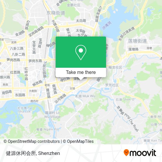 健源休闲会所 map