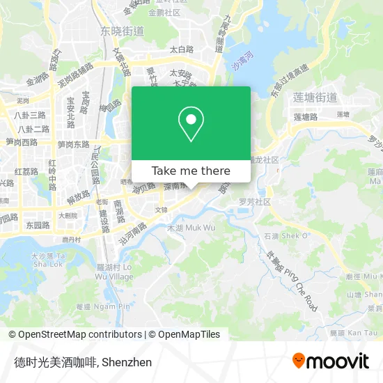 德时光美酒咖啡 map