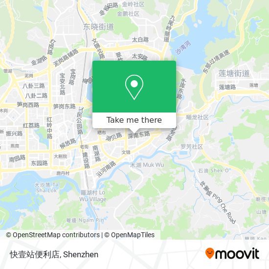 快壹站便利店 map