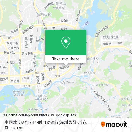 中国建设银行24小时自助银行(深圳凤凰支行) map