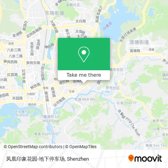 凤凰印象花园-地下停车场 map
