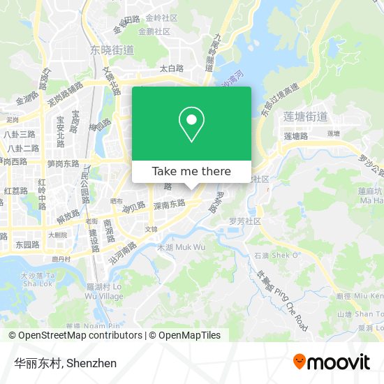 华丽东村 map