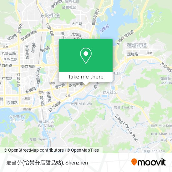 麦当劳(怡景分店甜品站) map