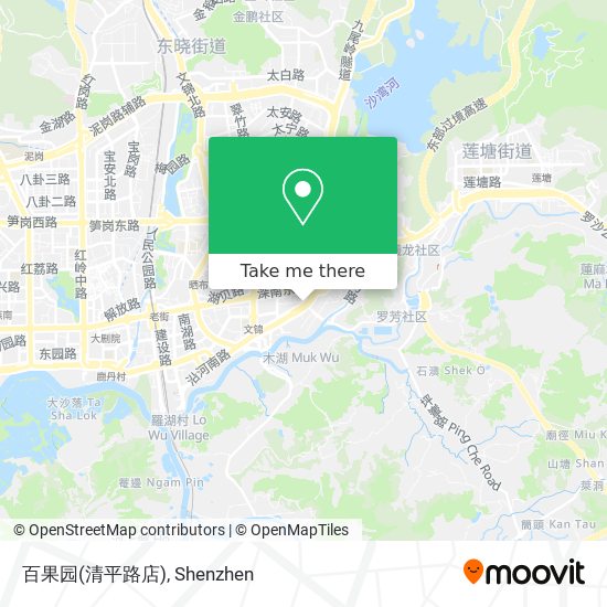 百果园(清平路店) map