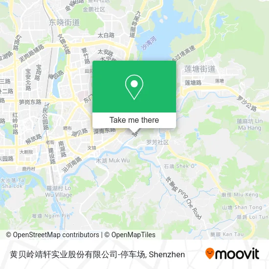 黄贝岭靖轩实业股份有限公司-停车场 map