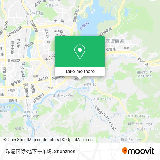 瑞思国际-地下停车场 map