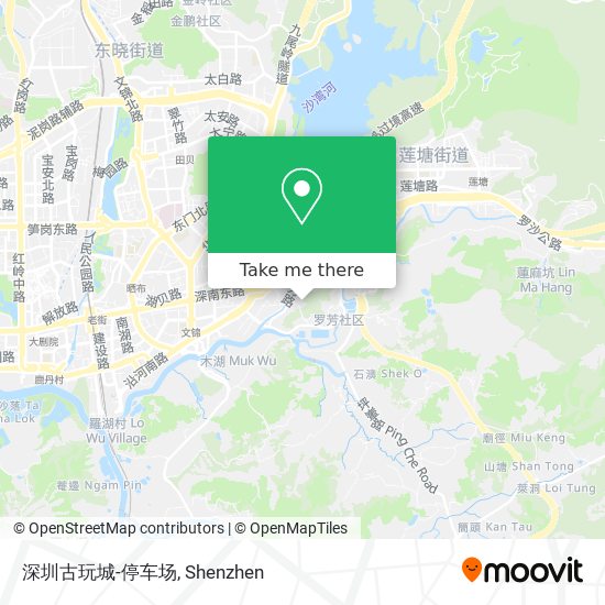深圳古玩城-停车场 map