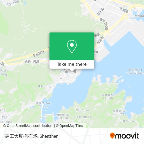 建工大厦-停车场 map