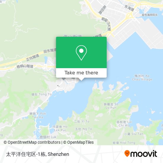 太平洋住宅区-1栋 map