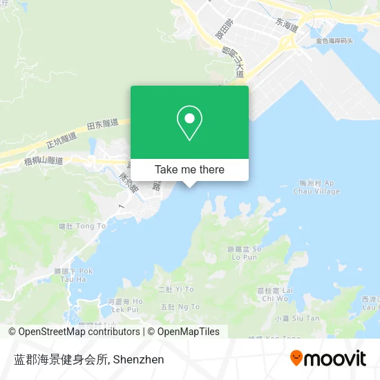 蓝郡海景健身会所 map