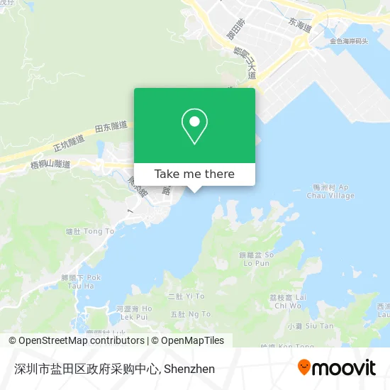 深圳市盐田区政府采购中心 map