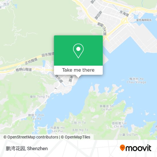 鹏湾花园 map