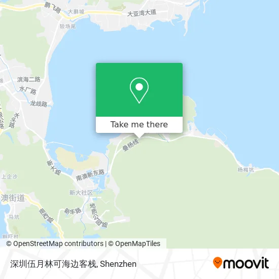 深圳伍月林可海边客栈 map