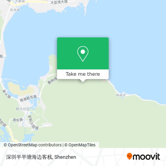 深圳半半塘海边客栈 map