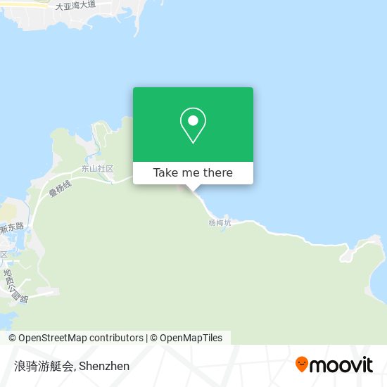 浪骑游艇会 map
