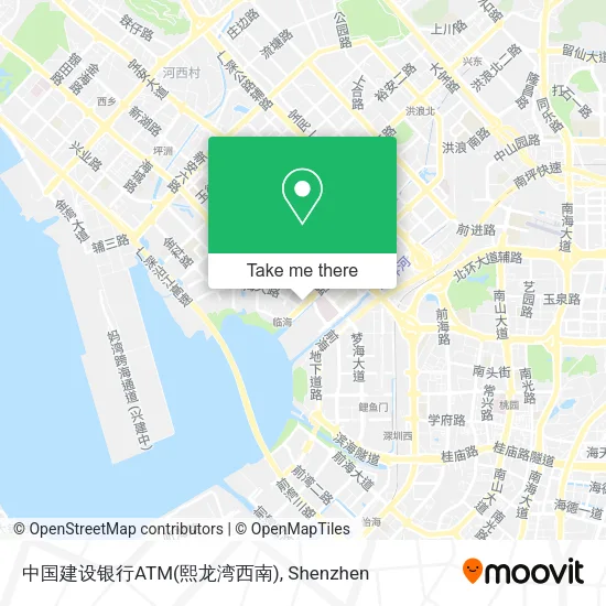 中国建设银行ATM(熙龙湾西南) map