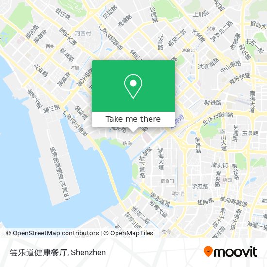 尝乐道健康餐厅 map