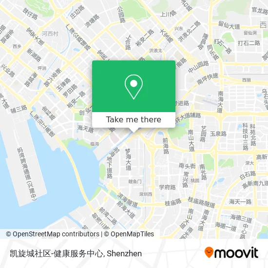 凯旋城社区-健康服务中心 map