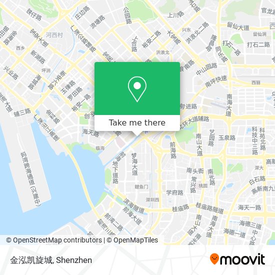 金泓凯旋城 map