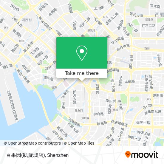 百果园(凯旋城店) map