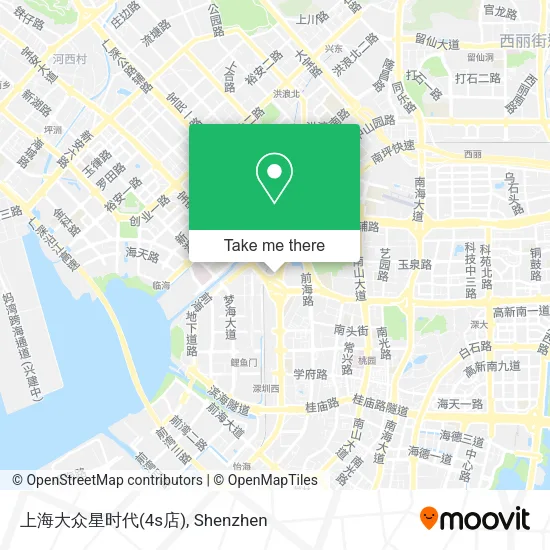 上海大众星时代(4s店) map
