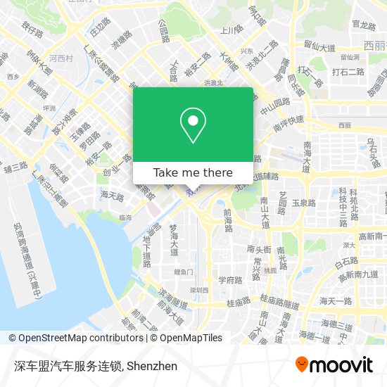 深车盟汽车服务连锁 map