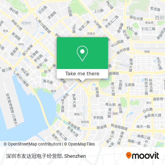 深圳市友达冠电子经营部 map