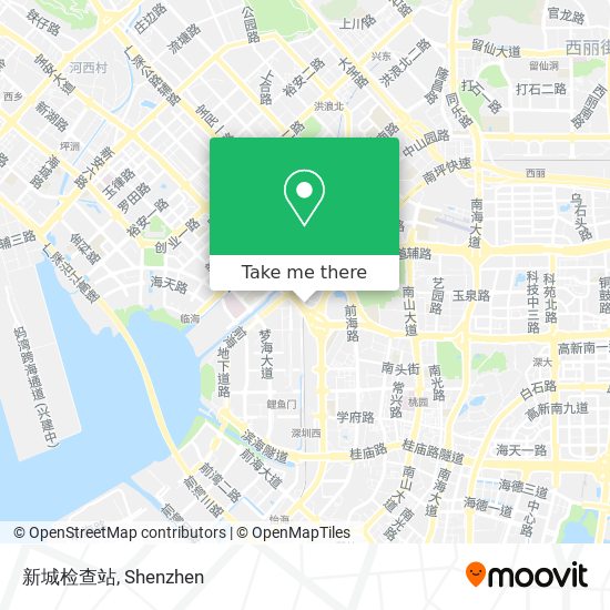 新城检查站 map