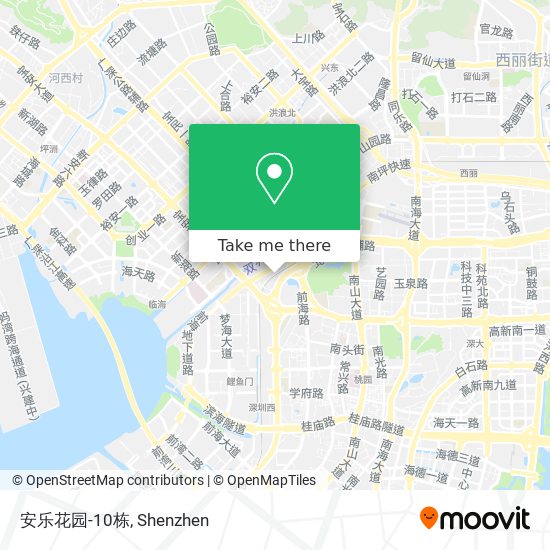 安乐花园-10栋 map