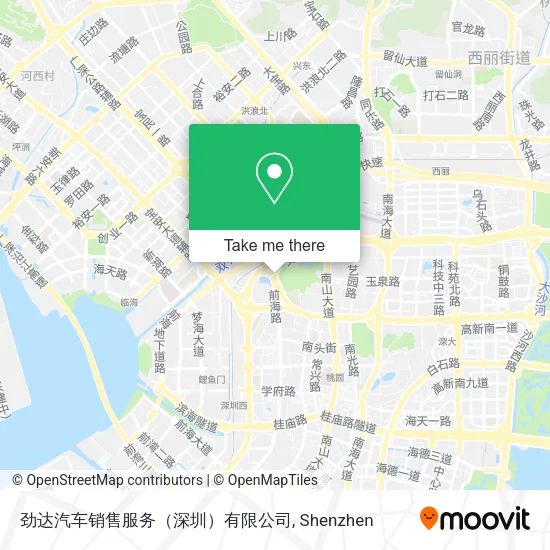 劲达汽车销售服务（深圳）有限公司 map