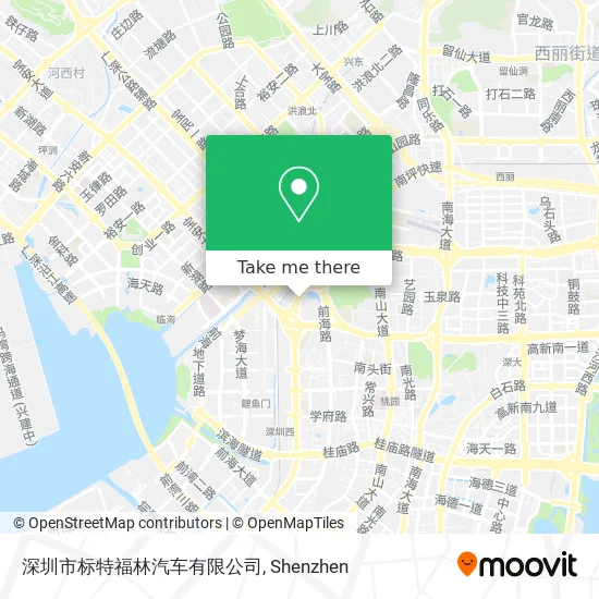 深圳市标特福林汽车有限公司 map