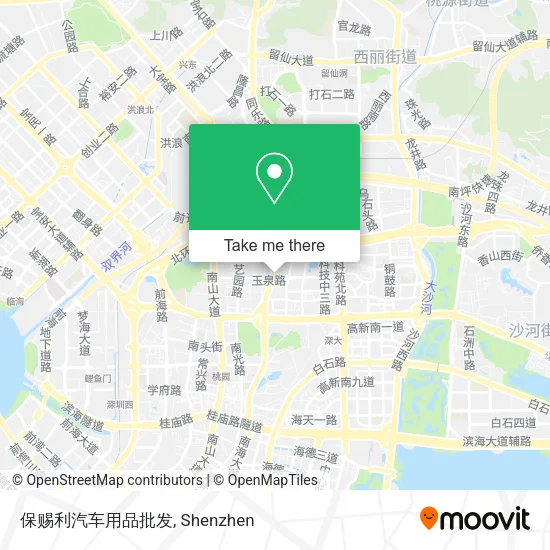 保赐利汽车用品批发 map