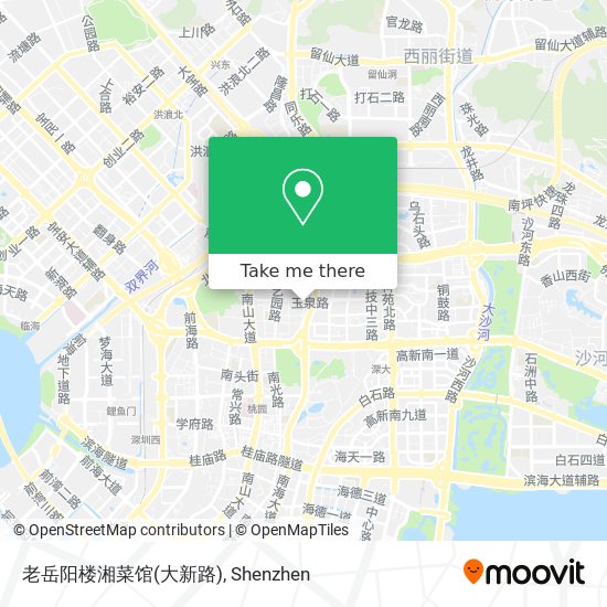 老岳阳楼湘菜馆(大新路) map