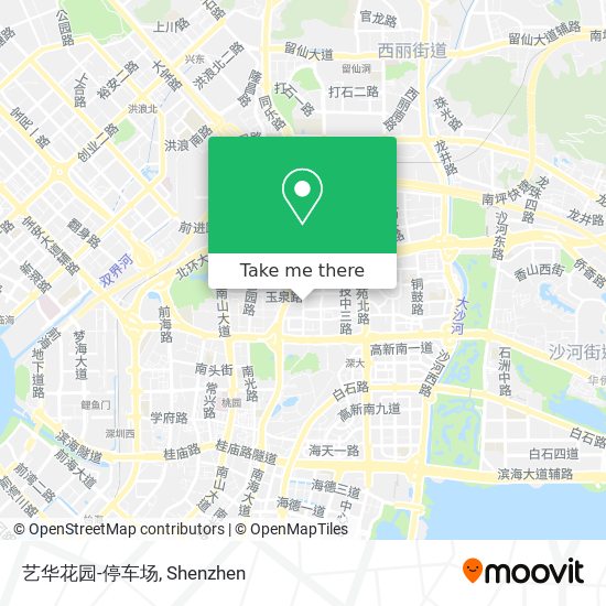 艺华花园-停车场 map