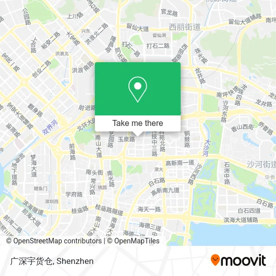 广深宇货仓 map