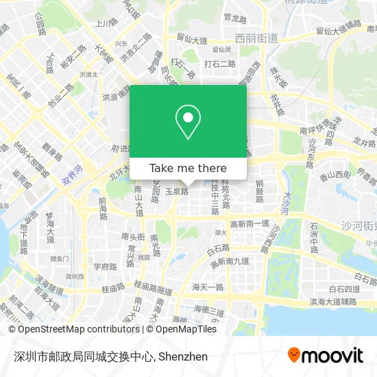 深圳市邮政局同城交换中心 map