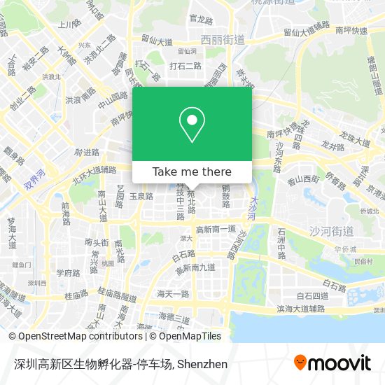 深圳高新区生物孵化器-停车场 map
