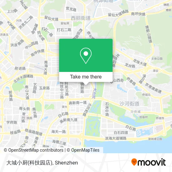 大城小厨(科技园店) map