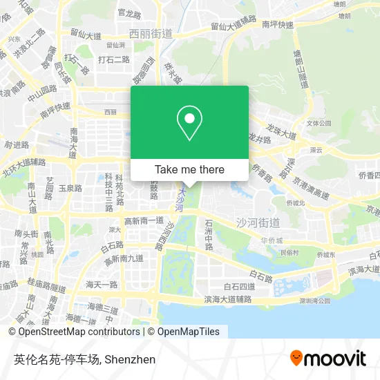 英伦名苑-停车场 map