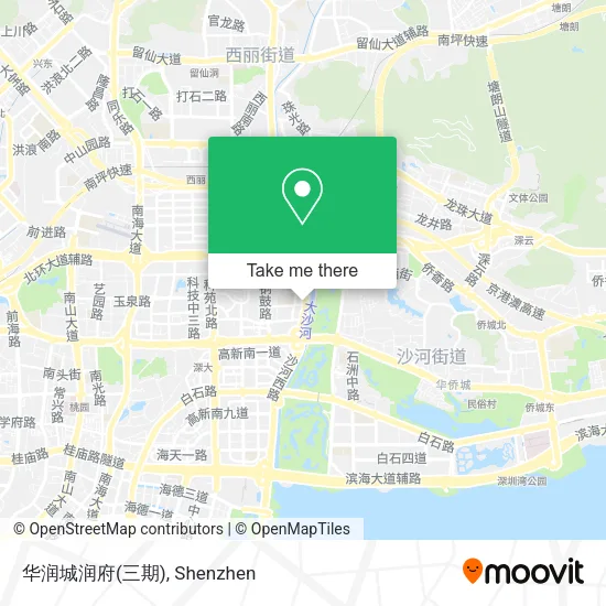 华润城润府(三期) map