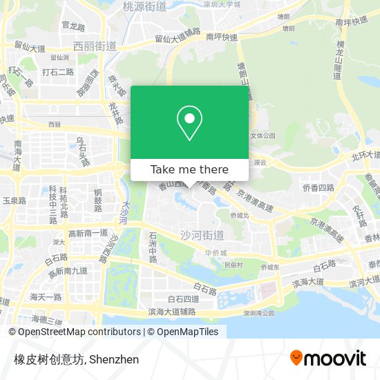 橡皮树创意坊 map